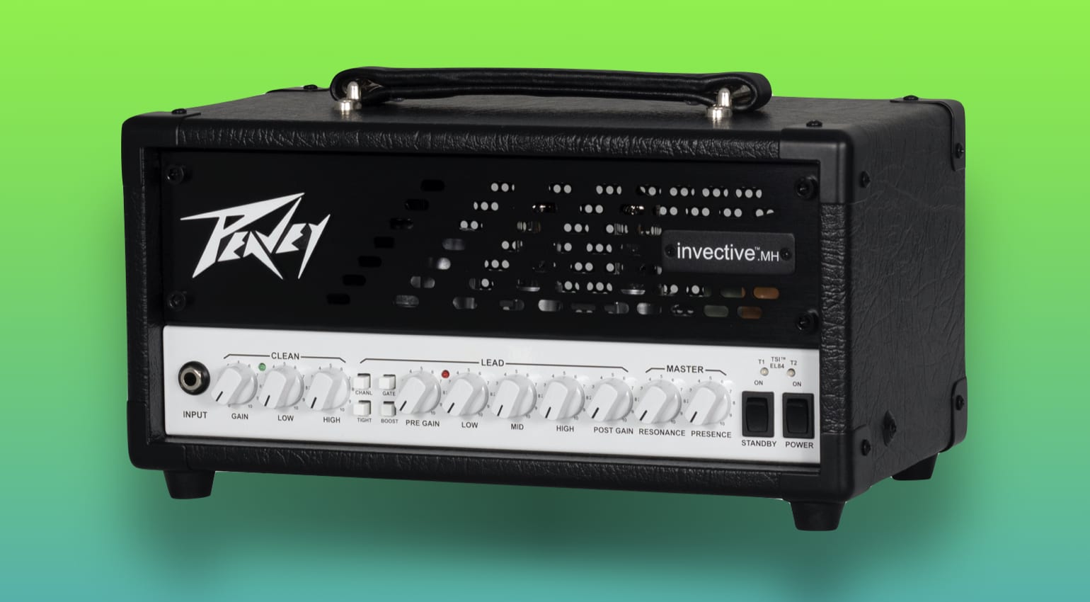 La nouvelle mini tête invective.MH 20W de Peavey pour Misha Mansoor contient les fonctionnalités