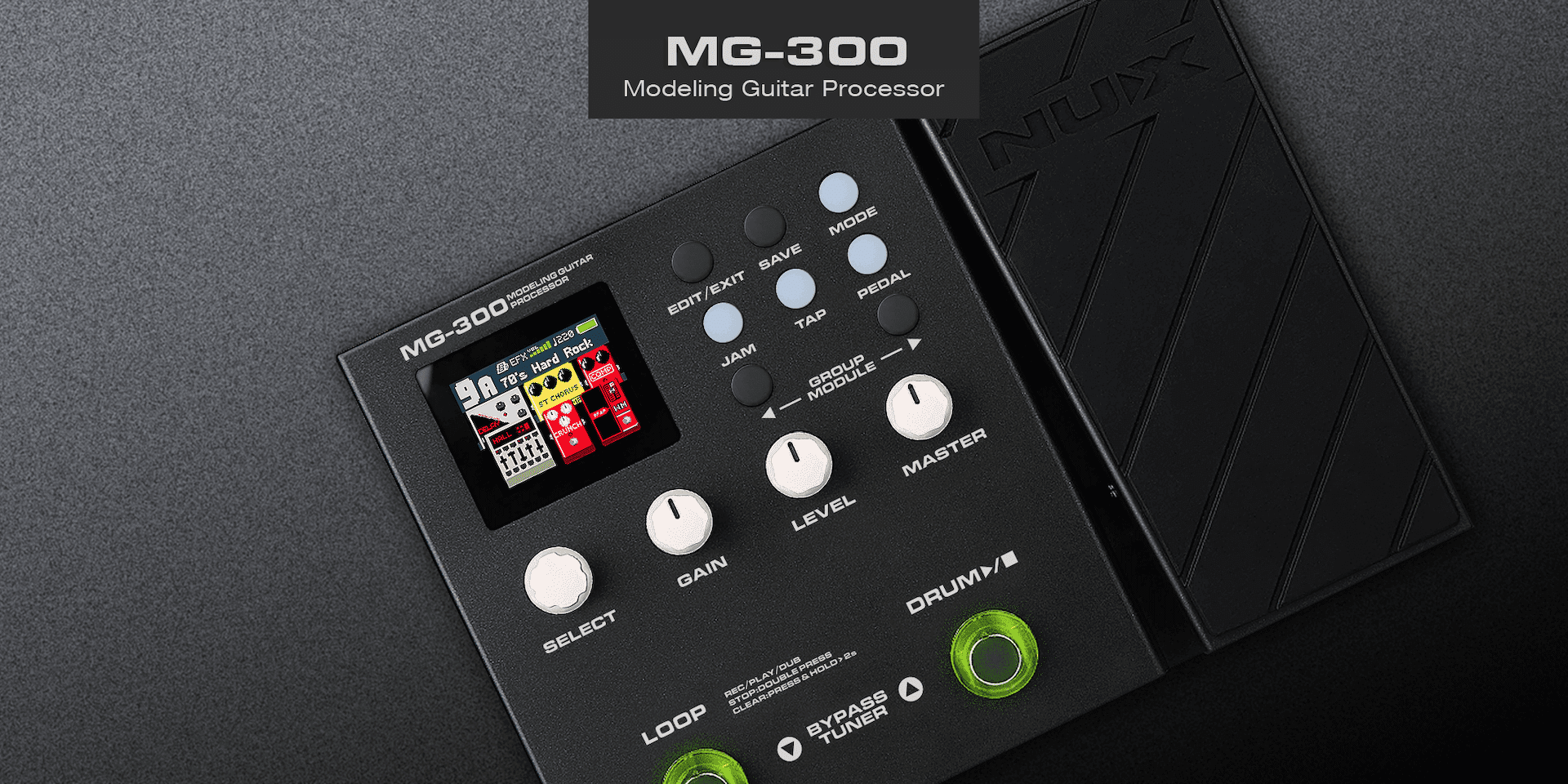 Processeur de guitare à modélisation NUX MG-300