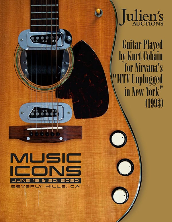 Juliens Auctions du Kurt Cobain MTV Unplugged Martin