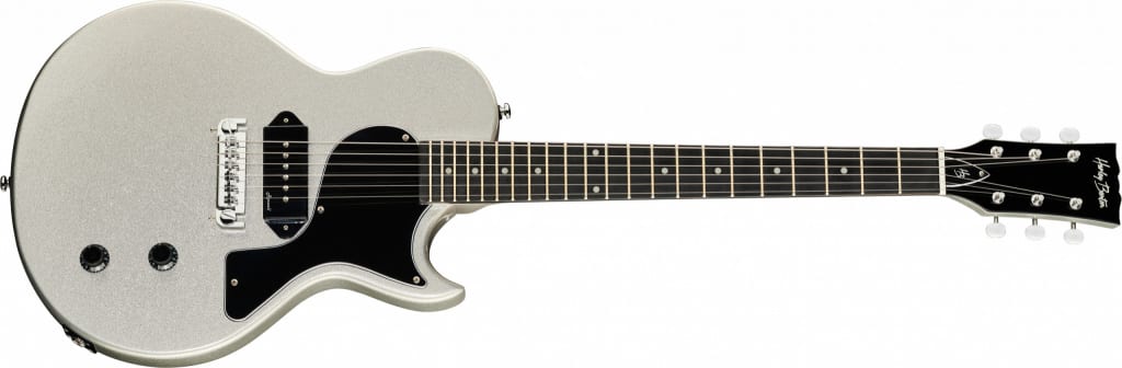 Harley Benton SC Junior Argent Étincelant