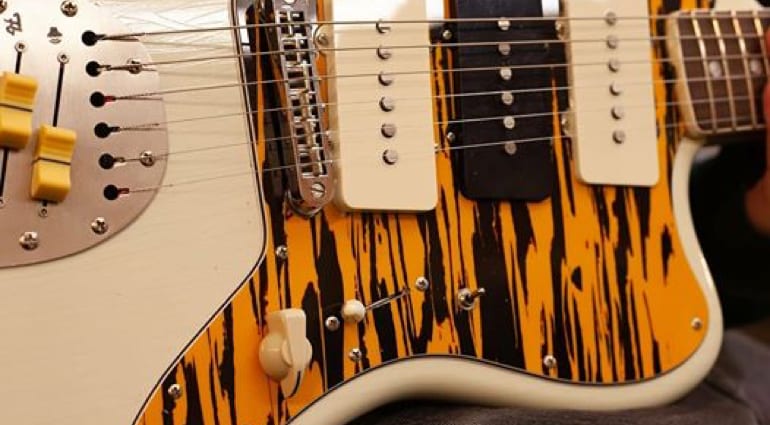 Jack's Instrument Services JAzzmaster wioth built-in delay effect