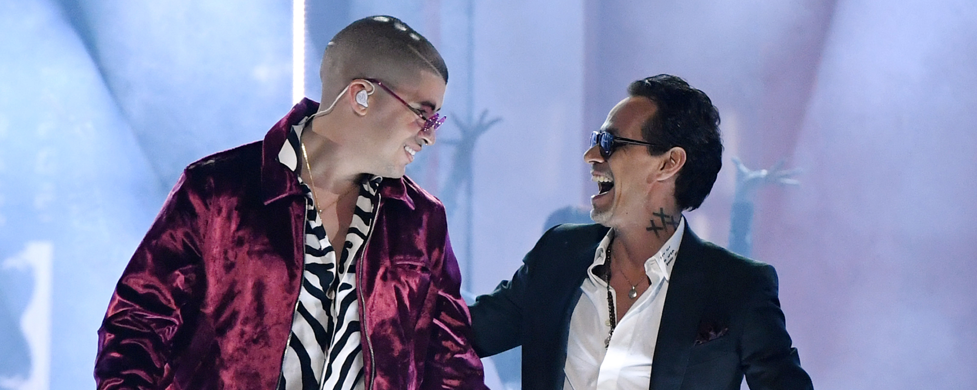Marc Anthony défend Bad Bunny et offre des conseils de chanteur avant le spectacle de la mi-temps du Super Bowl