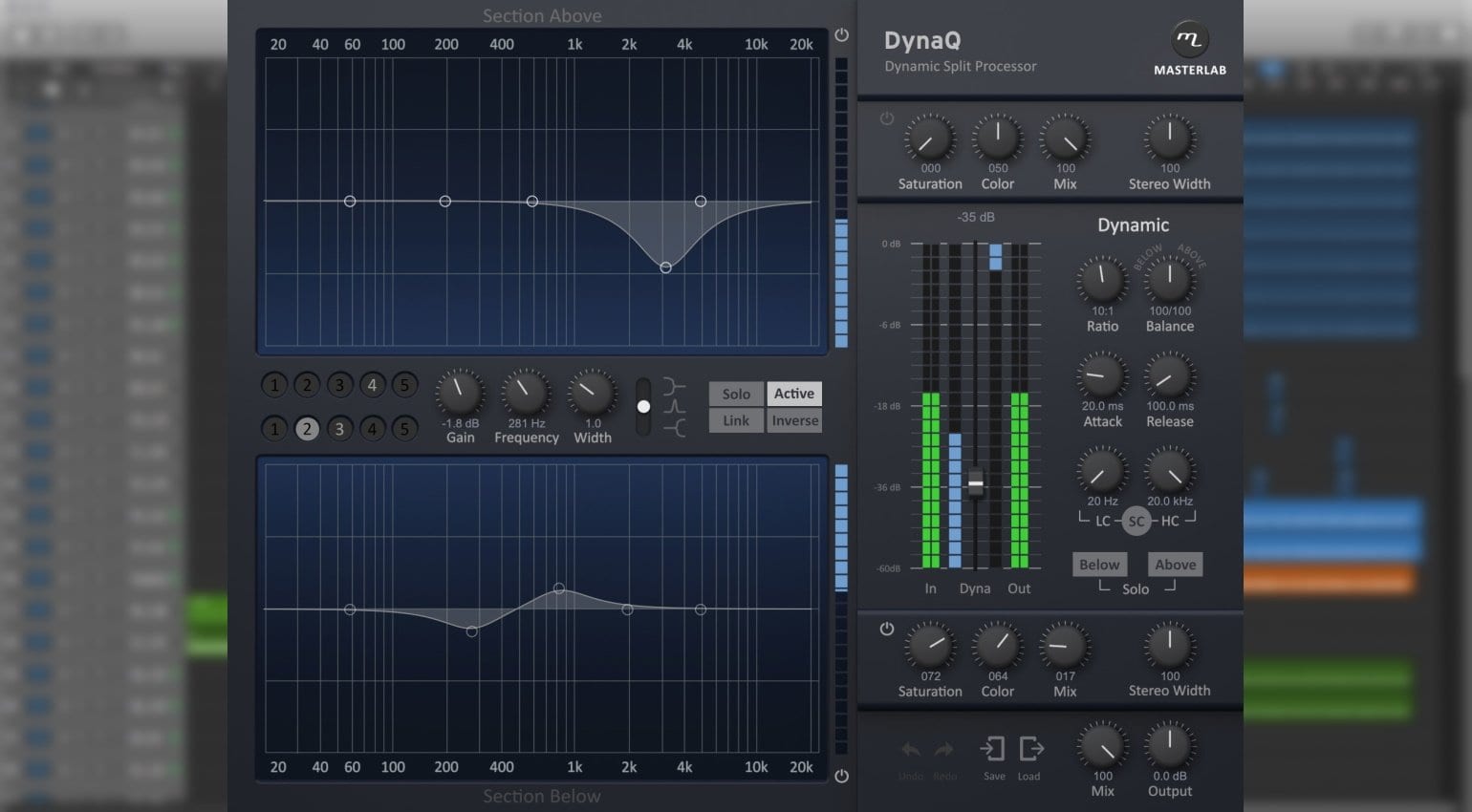 Masterlab Audio DynaQ simplifie l'égalisation dynamique grâce à sa conception intelligente