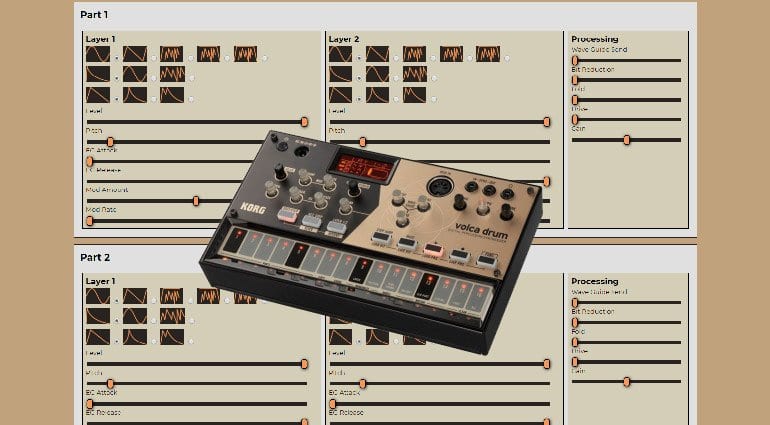 Oscillator Synthmata Volca Drum