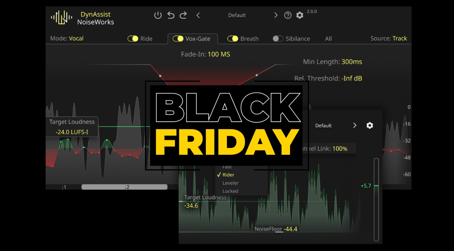 NoiseWorksAudio Black Friday Sale: DynAssist With a 30% Discount & GainAim for Free!