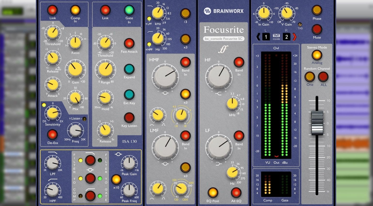 brainworx focusrite sc console plug-in
