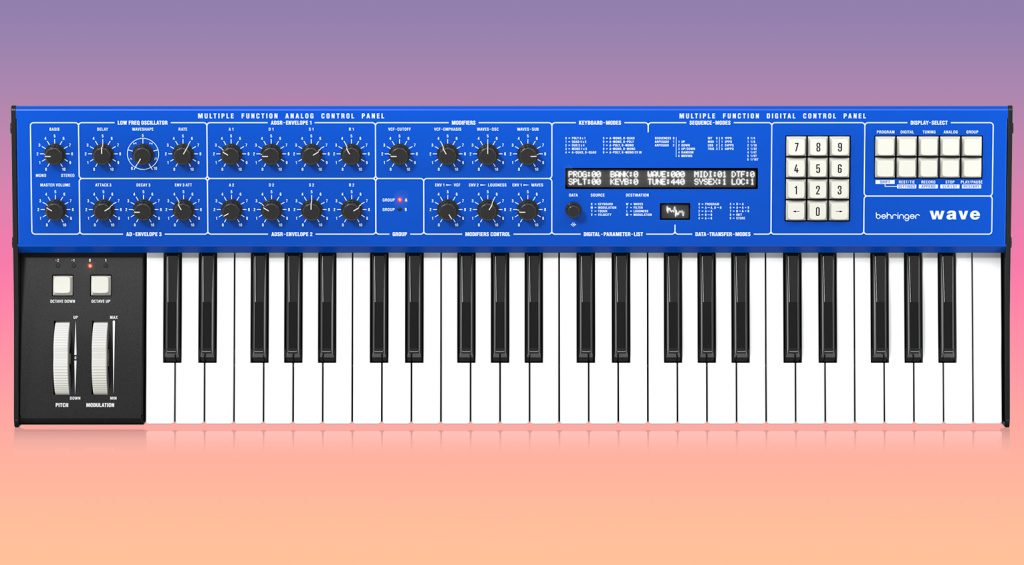 Teaser de la mise à jour de Behringer Wave