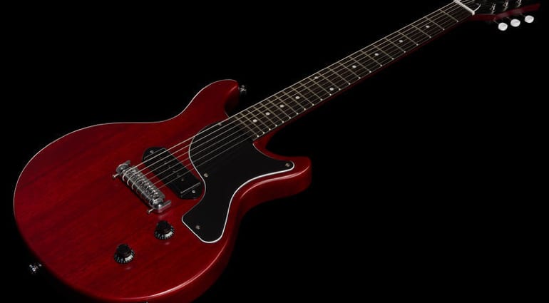 Harley Benton DC-Junior FAT Faded Cherry