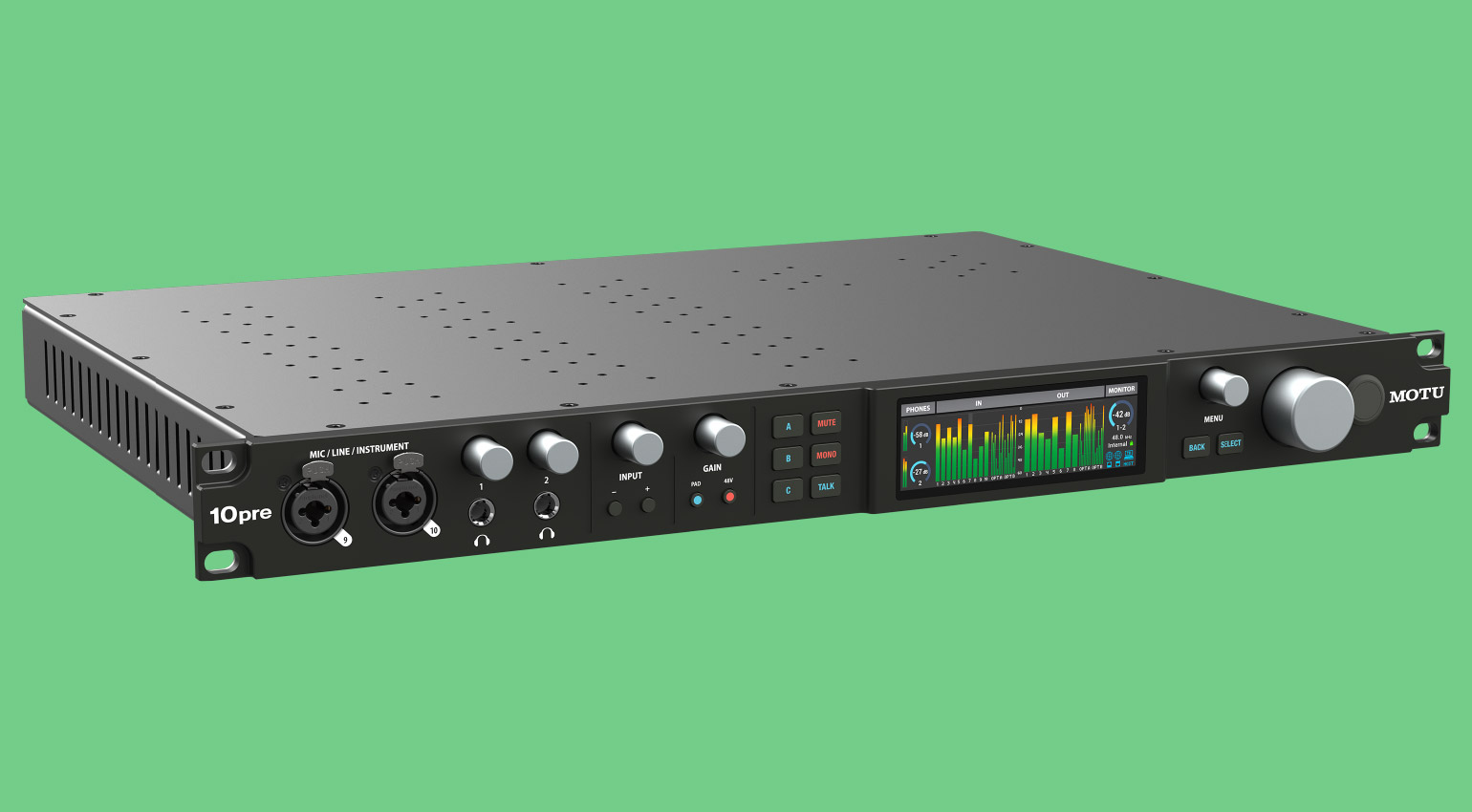 MOTU 10pre: Analogue Frontend with AVB Scalability