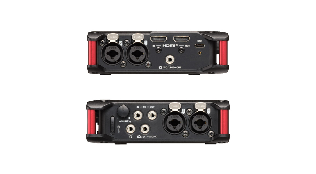 TASCAM FR-AV4 Vues latérales