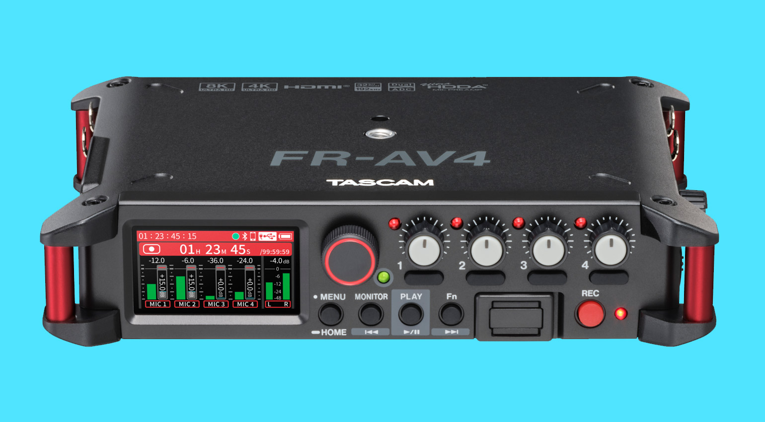 TASCAM FR-AV4: A 4-Channel Professional Field Recorder