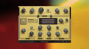 SSL SpringVerb : réverbération à ressort de style vintage avec commandes modernes