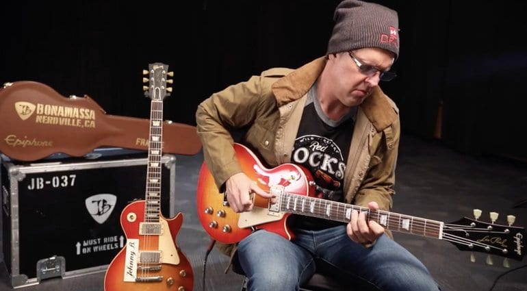 Joe Bonamassa Norm Burst Epiphone Ltd Ed 1960 Les Paul Standard