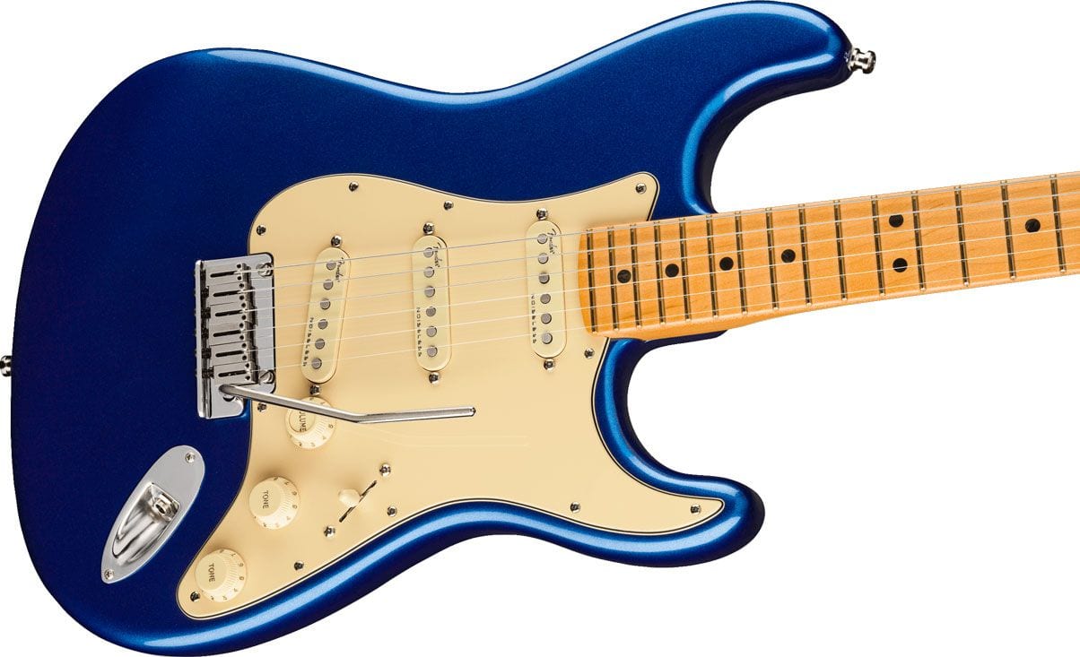 Fender American Ultra Series Stratocaster Cobra Bleu