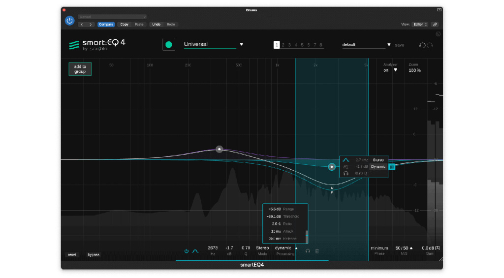 FabFilter Pro-Q Alternatives : sonible smart:EQ 4