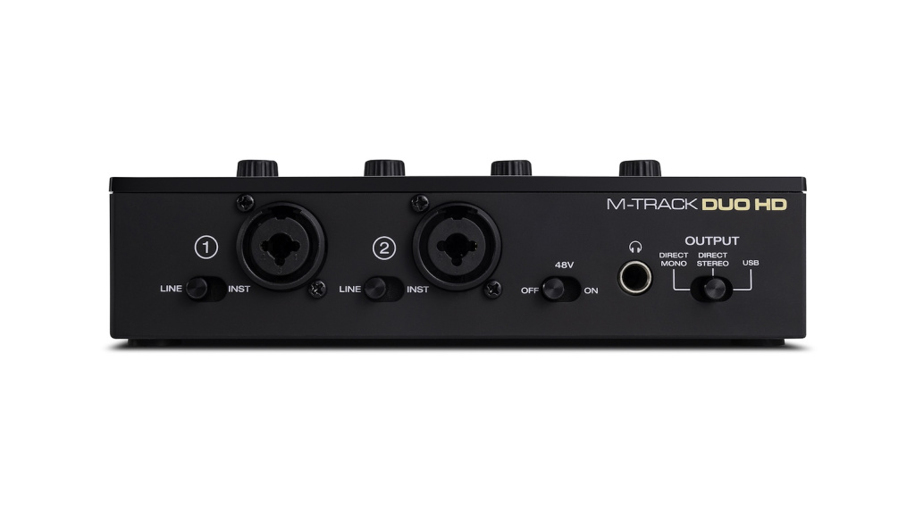 M-Audio M-Track Duo HD : panneau avant
