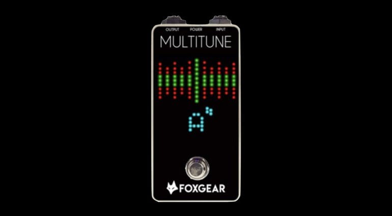 FoxGear pedals Multitune polyphonic tuner pedal