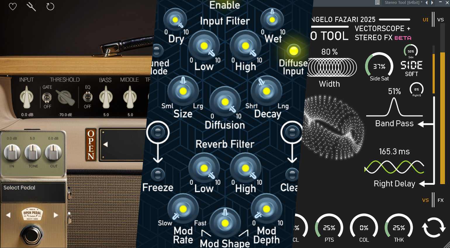 Dusty Tube, Plateau 2, Stereo Tool: Free Plugins of the Week