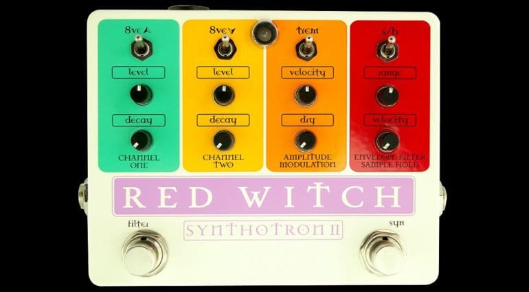 Red Witch unveils the Synthotron II analogue guitar synthesiser