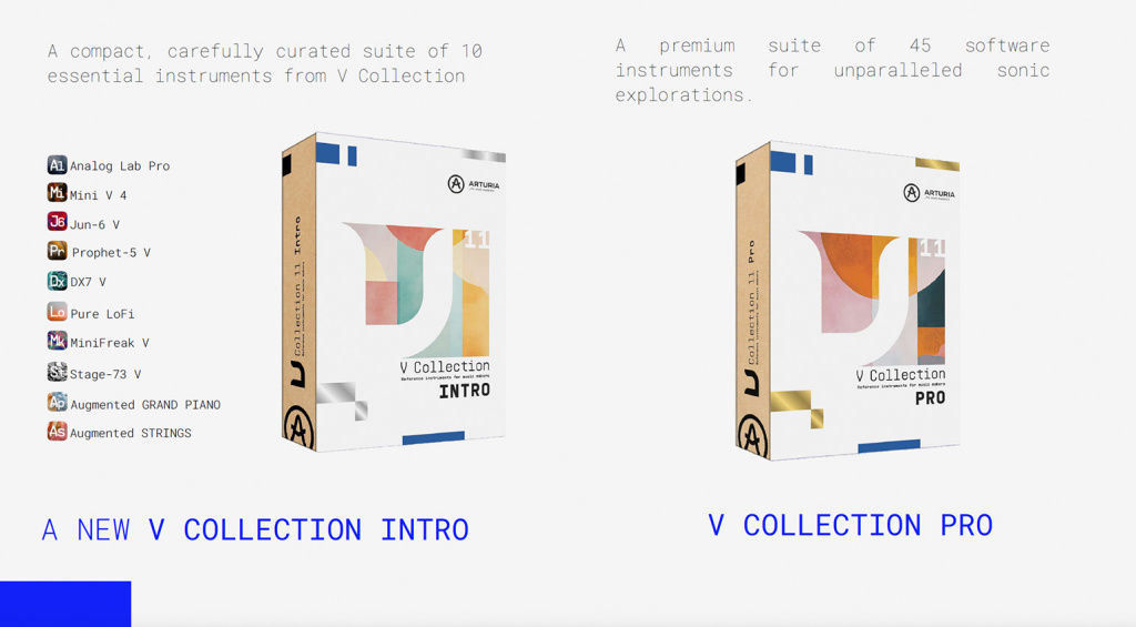 Présentation de la collection V