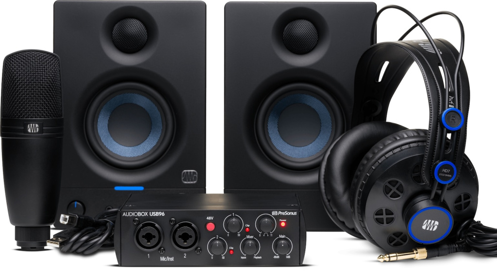 PreSonus AudioBox USB 96 Ensemble complet