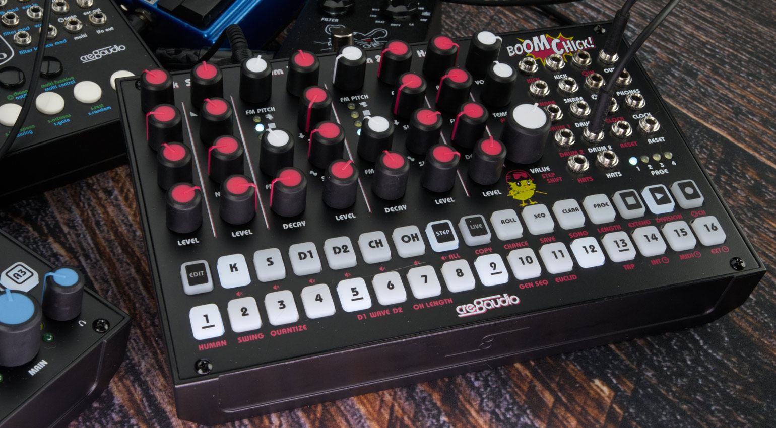 Boom Chick: Analog Drum Machine From Cre8audio and Pittsburgh Modular