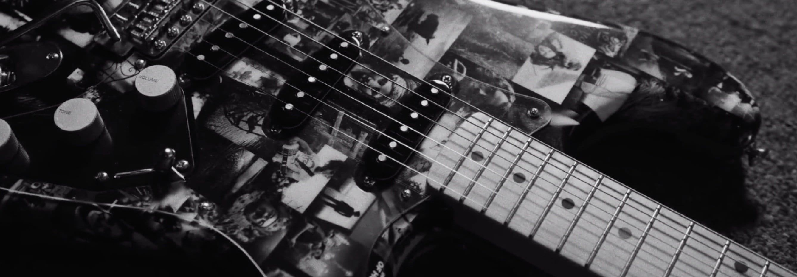 Fender Andy Summers Strat monochrome