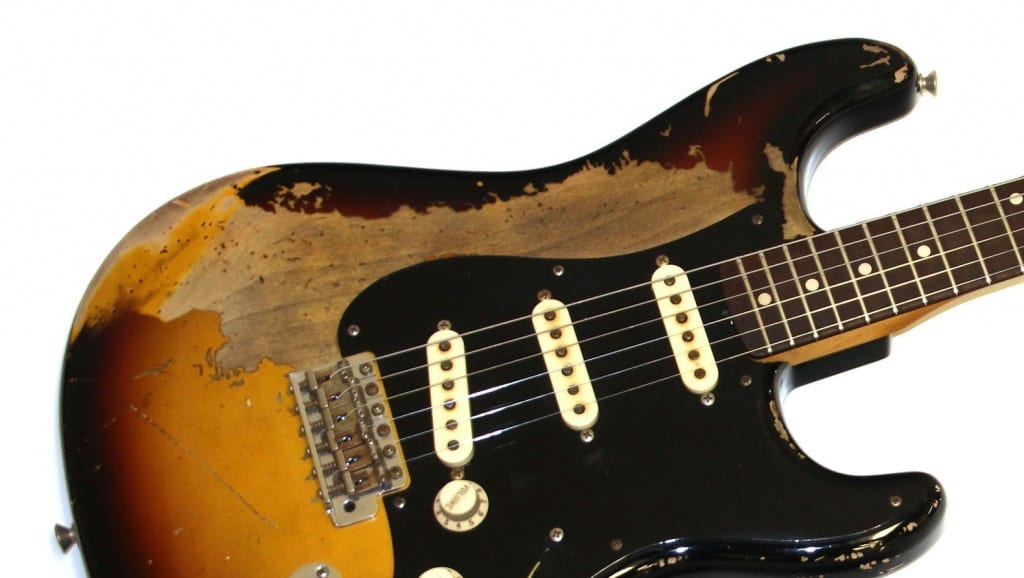 Fender relic Stratocaster 3 tons sunburst