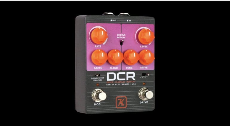 Keeley DCR pedal Drive, Chorus and Rotary