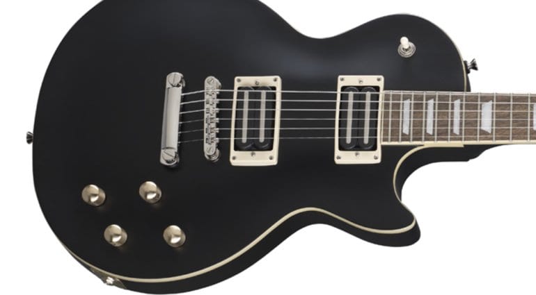 Epiphone Vivian Campbell signature Holy Diver Les Paul Outfit closeup