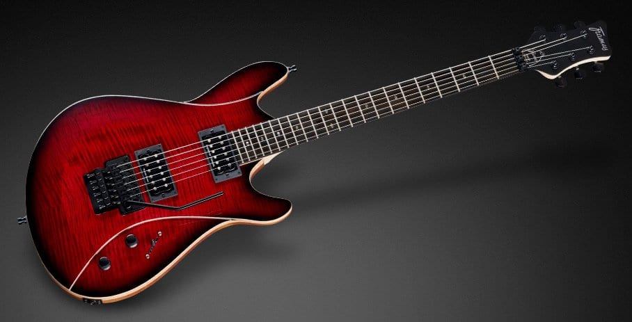 Face avant Framus Diablo Progressive X construite en équipe 
