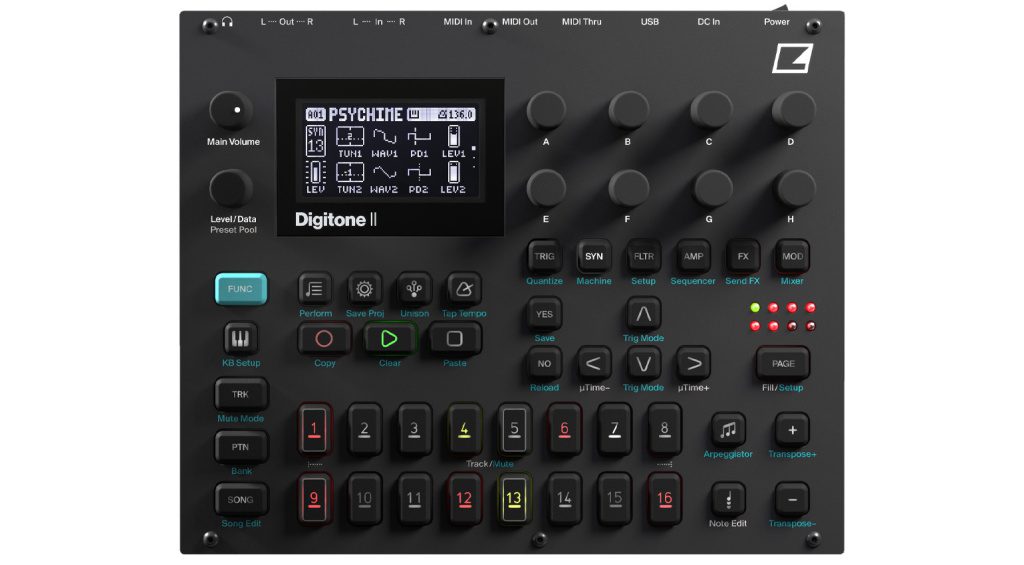 Les meilleurs synthés FM : Elektron Digitone II