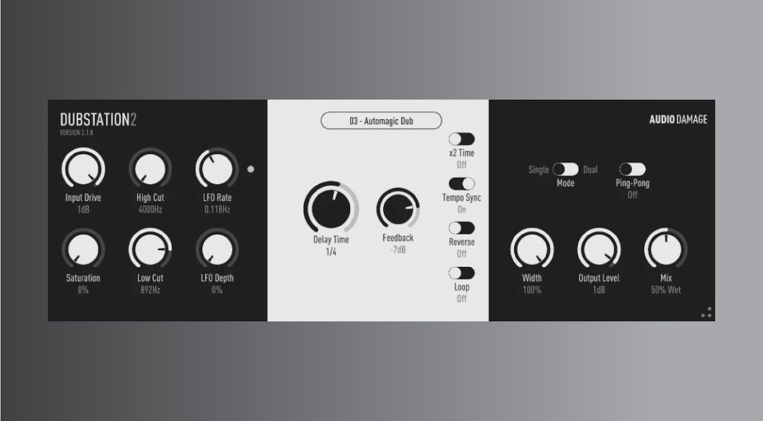 Dommages audio Dubstation 2