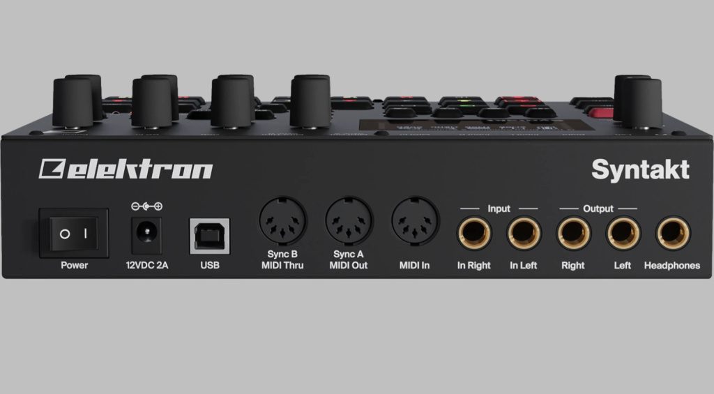 Elektron Syntakt - Arrière