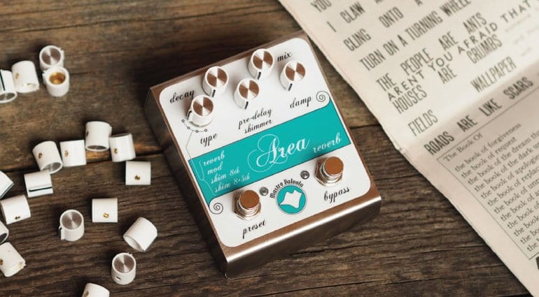 Mastro Valavola announces Area Multi Reverb MkII pedal