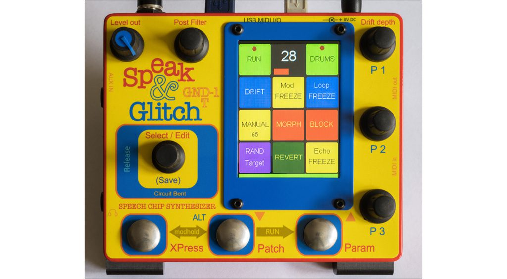 Richard Van Hoesel Parler et Glitch GND-1T