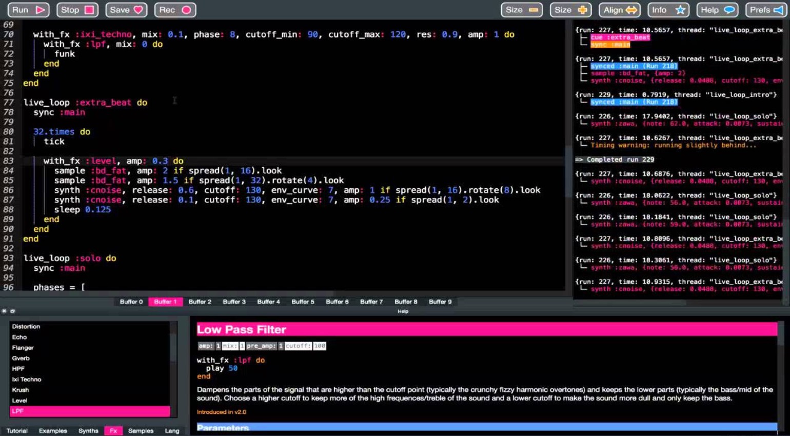 Sonic Pi - Programming Music in a Self-Test: Coding Beats Instead of Turning Knobs?