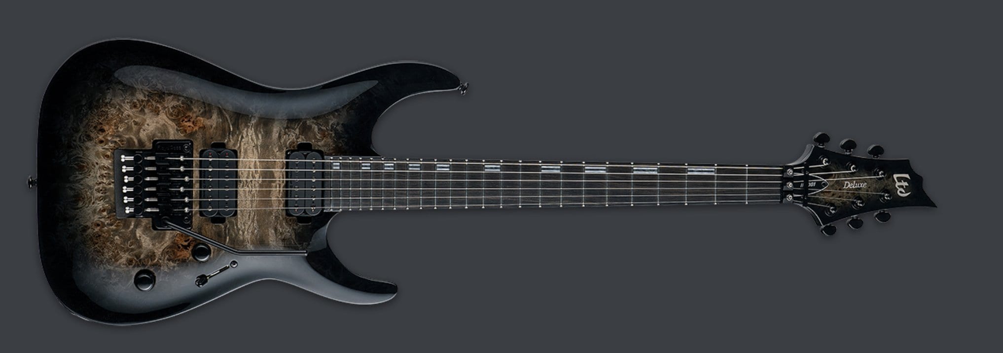 ESP LTD H-1001FR Noir Éclat Naturel