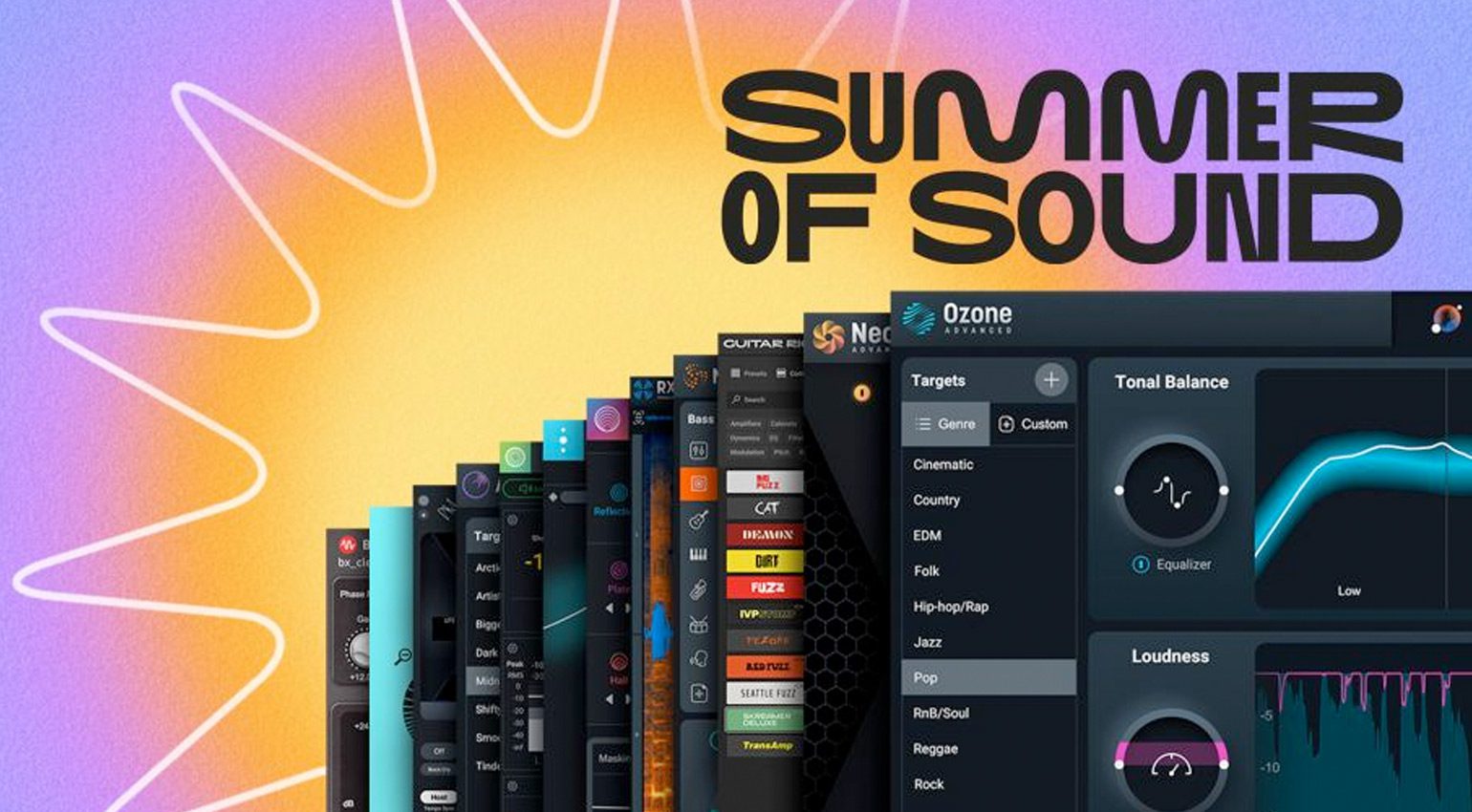 iZotope Summer of Sound Sale: Save Up to 50% on Plugins & Bundles and Get a Free Gift!