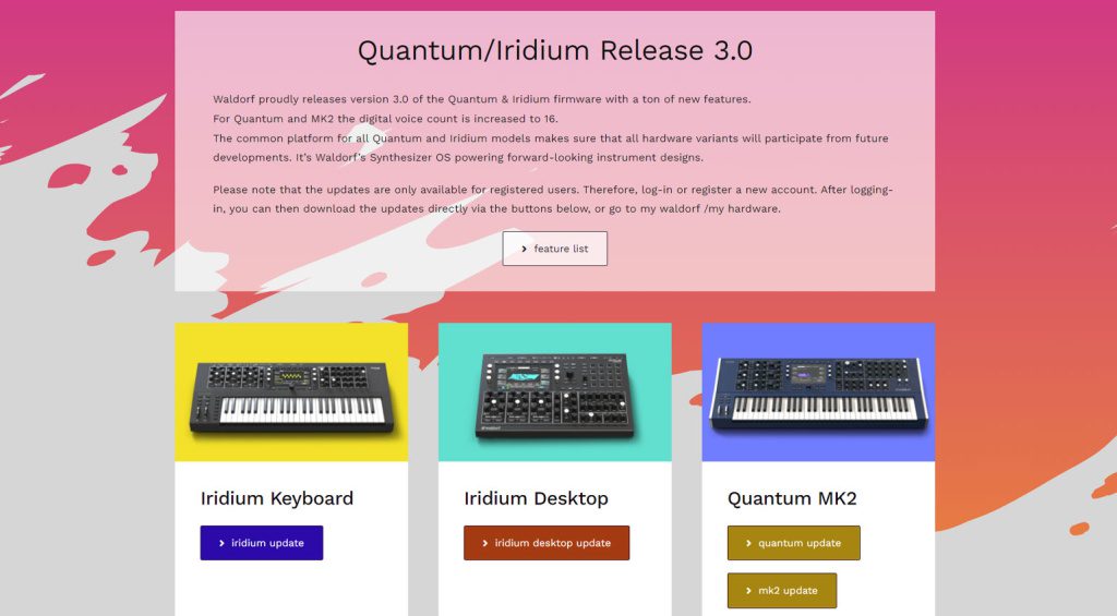 Micrologiciel Waldorf 3.0