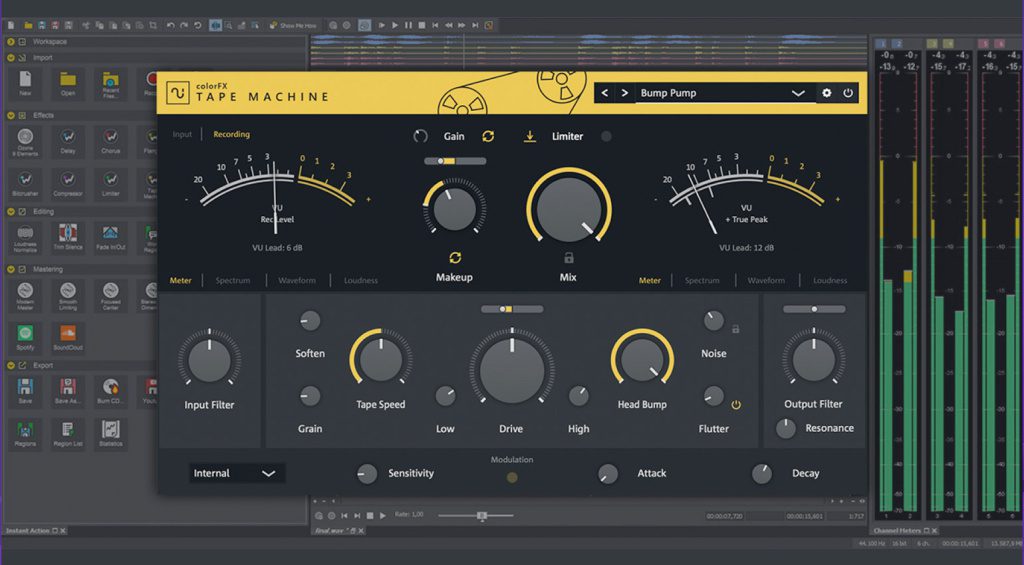 Magix Sound Forge Pro 18 effets.