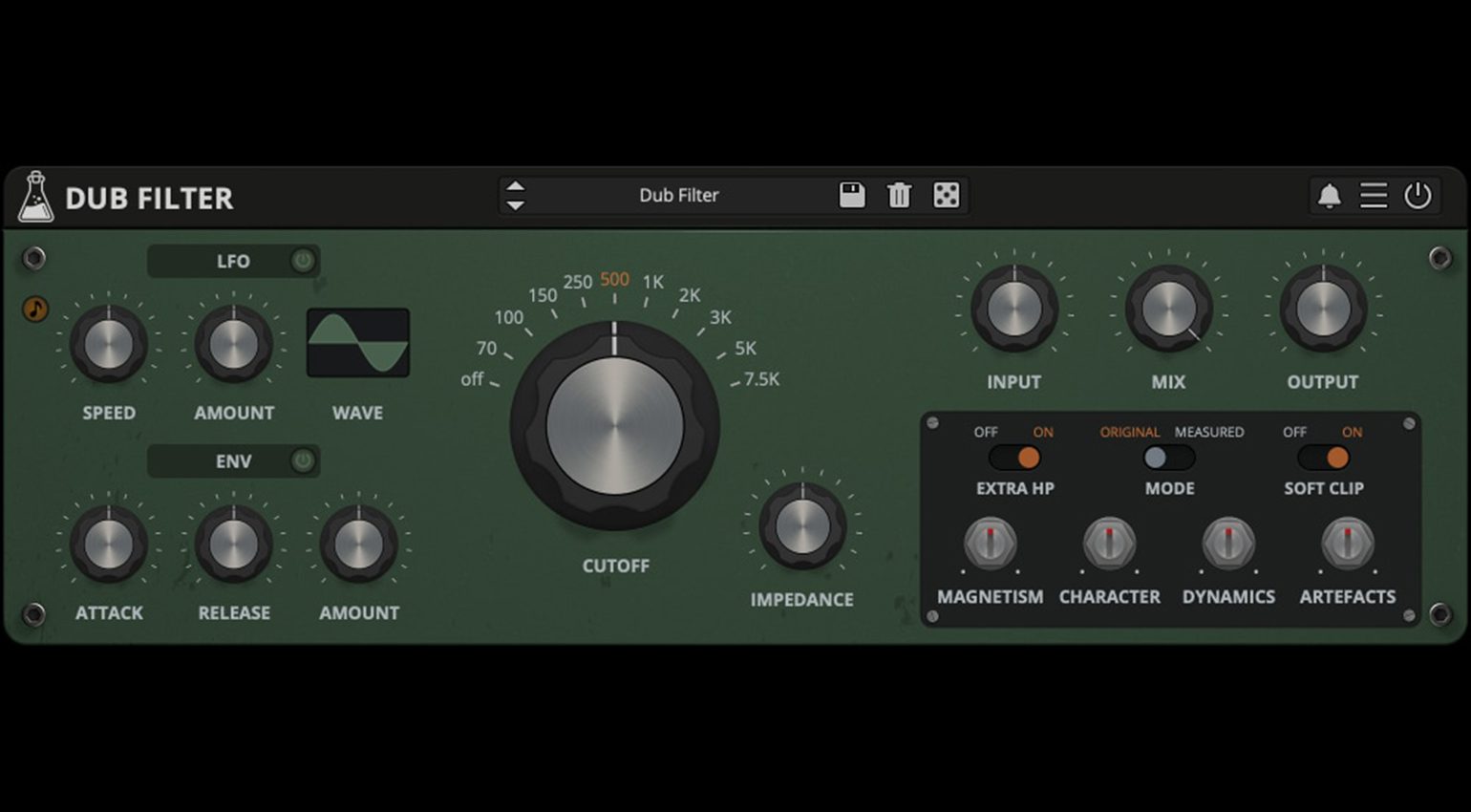 AudioThing Dub Filter lead