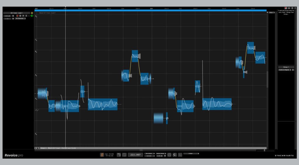 Synchro Arts Revoice Pro 5 Édition de pitch