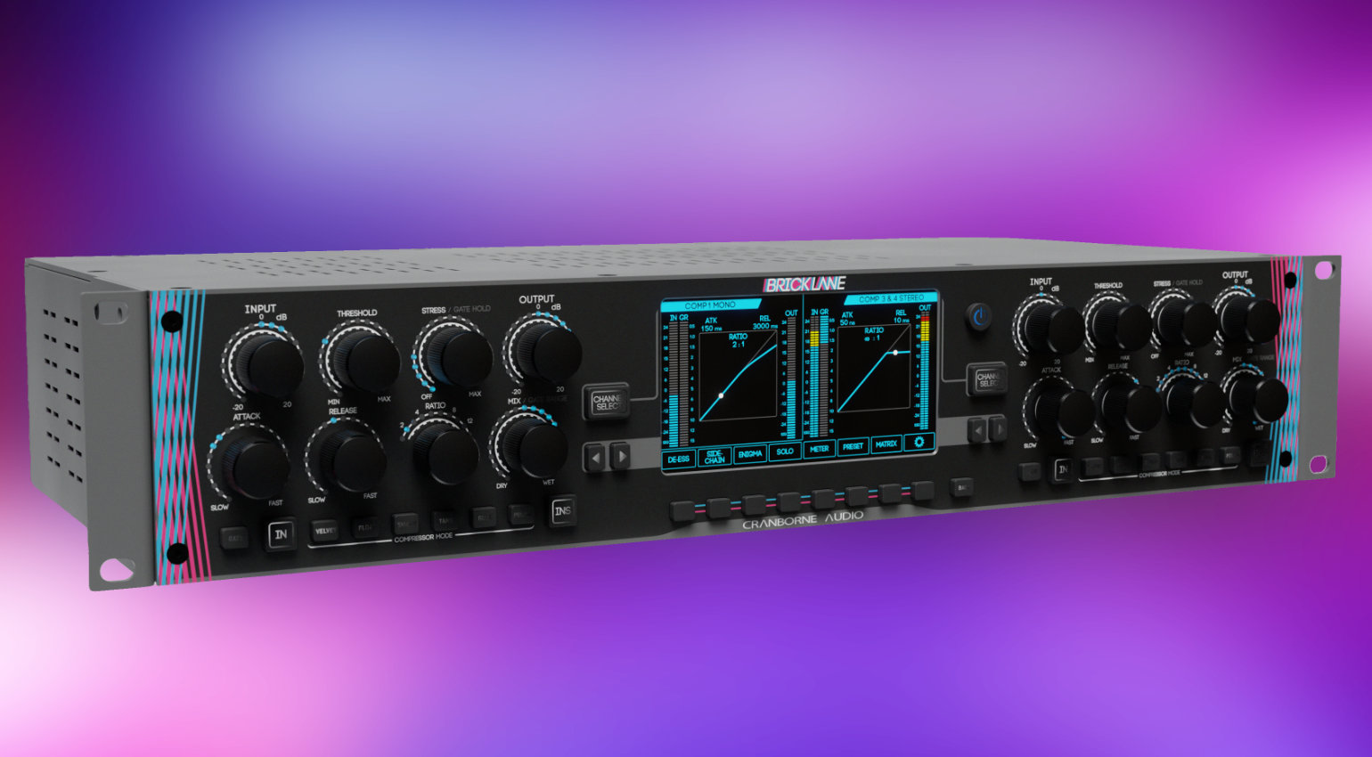 Cranborne Audio Bricklane MC4: A 4-Channel PWM Compressor with Digital Recall