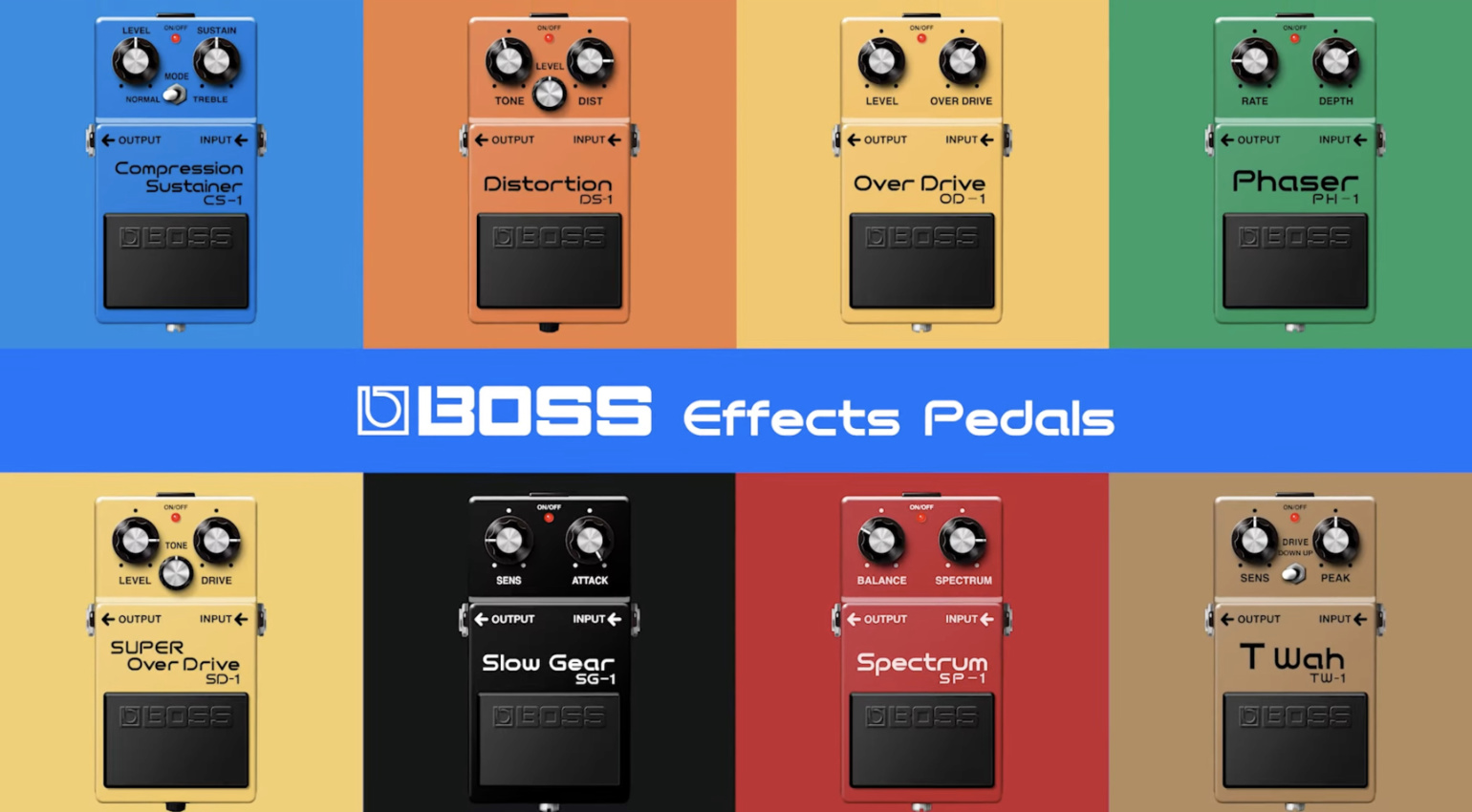 Boss Compact Pedals