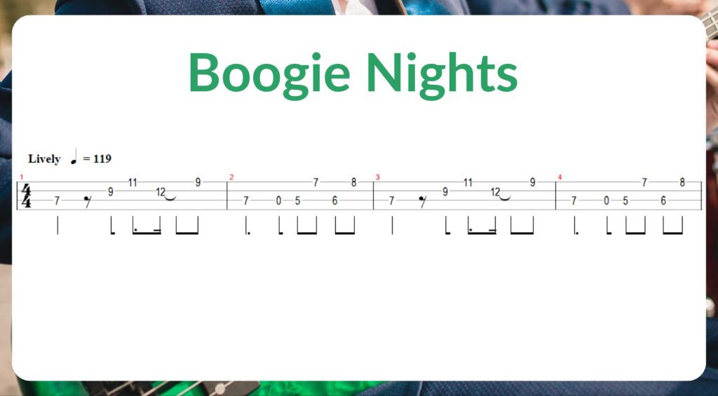 Boogie Nights Basse TAB