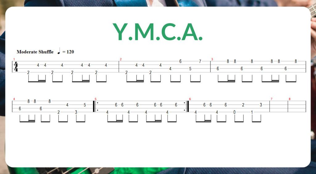 Tablature basse YMCA 