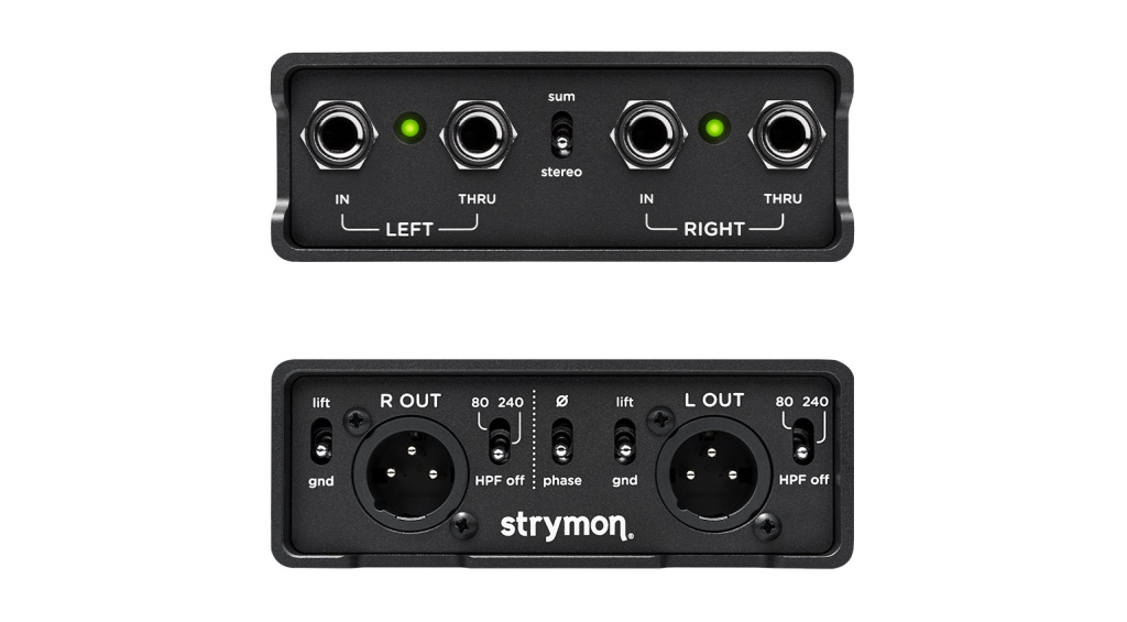 Strymon PCH X2, entrées et sorties