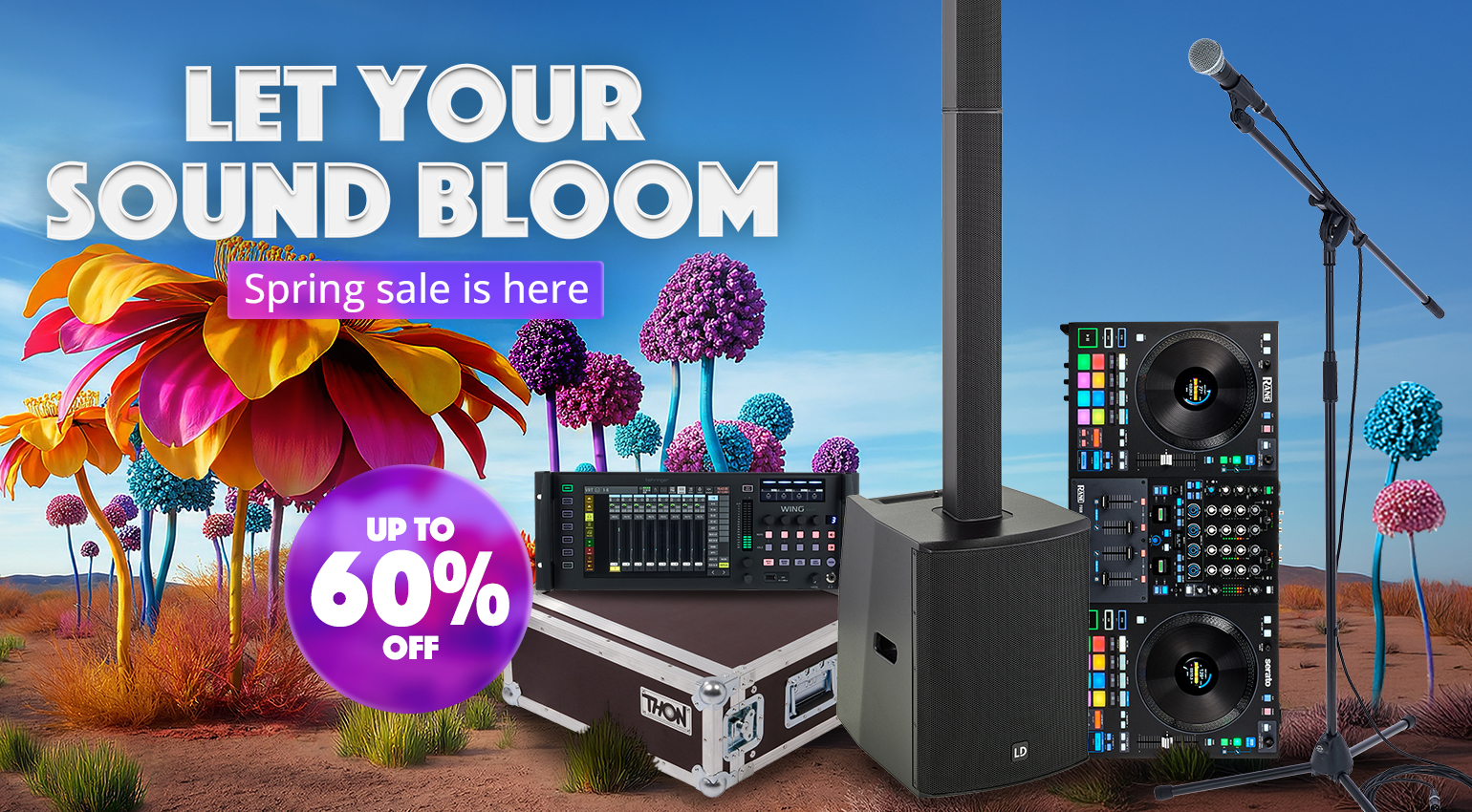 Thomann Spring Sale 2026: Live and DJ Deals -Mixers, Speakers, Mics, and More