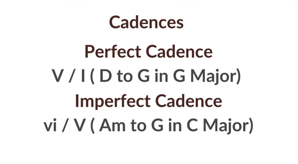 Cadences pour l'écriture de chansons